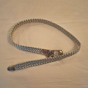 Silver Mesh Belt